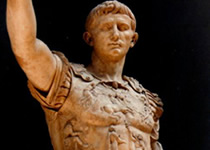 César Augusto, emperador .