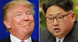Donald Trump y Kim Jong un.