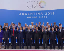 La foto de familia del G20 en Buenos Aires.