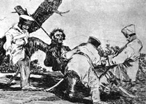 Goya: Los desastres de la guerra (grabado).