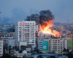 Represalia israelí en Gaza.
