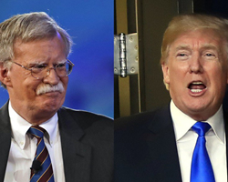 John Bolton-Donald Trump.