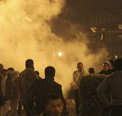 Manifestantes en El Cairo.