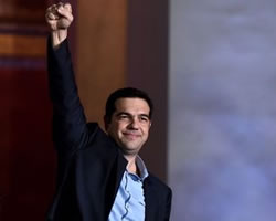 Alexis Tsipras, conductor de Syriza.