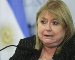 Canciller Susana Malcorra.