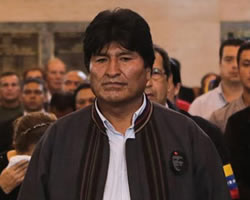 Evo Morales.