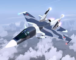 Caza ruso Su-34.