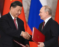 El encuentro Xi Jinping-Putin en Moscú.